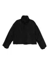 Ami Alexandre Mattiussi Quilted Jackets With Front Pockets And High Collar In Black