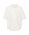 Ami Alexandre Mattiussi Ami Paris Short Sleeved Button-up Shirt In White
