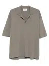 Ami Alexandre Mattiussi Short Sleeve Polo Shirt In Brown