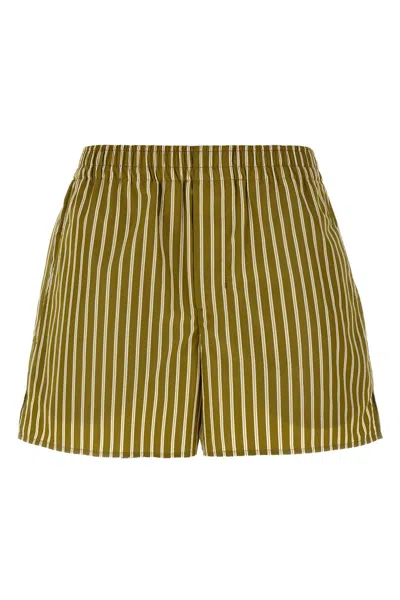 Ami Alexandre Mattiussi Ami Paris Short Stripes In Multicolor