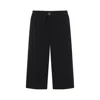 Ami Alexandre Mattiussi Oversized Cotton Bermuda Shorts In Black