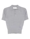 Ami Alexandre Mattiussi Ami Paris Silk Knitwear In Gray