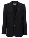 Ami Alexandre Mattiussi Fitted Blazer With Single Button Front