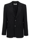 Ami Alexandre Mattiussi Fitted Blazer With Single Button Front
