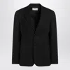 Ami Alexandre Mattiussi Single-breasted Wool Blazer In Black