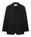 Ami Alexandre Mattiussi Ami Paris Single-breasted Tailored Blazer In Black