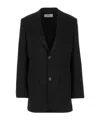 Ami Alexandre Mattiussi Ami Paris Single-breasted Tailored Blazer In Black