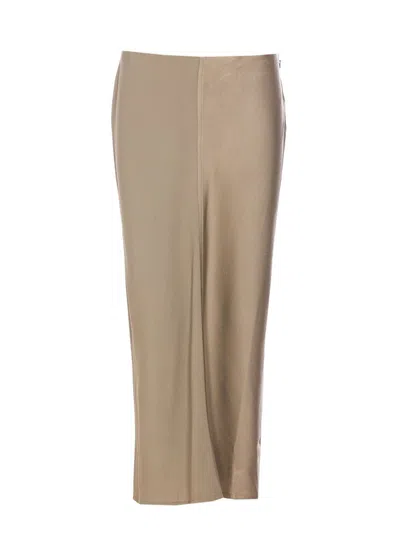 Ami Alexandre Mattiussi Ami Paris Skirts In Brown