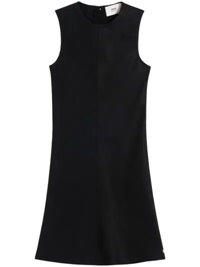 Ami Alexandre Mattiussi Ami Paris Sleeveless Dress In Black