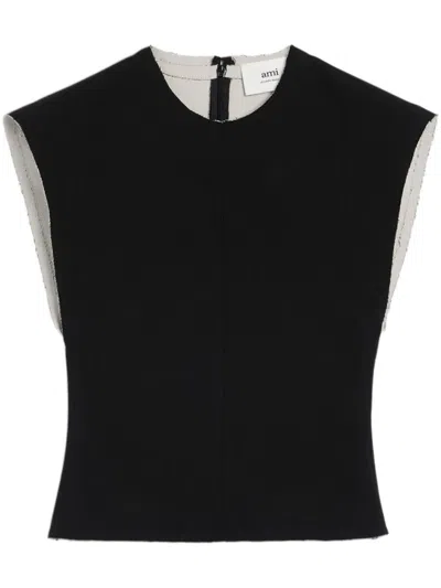 Ami Alexandre Mattiussi Ami Paris Sleeveless Top
