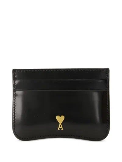 Ami Alexandre Mattiussi Ami Paris Slg Paris Paris Card Holder Accessories In Black