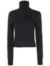 Ami Alexandre Mattiussi Ami Paris Slim Brushed Sweater Clothing In Black