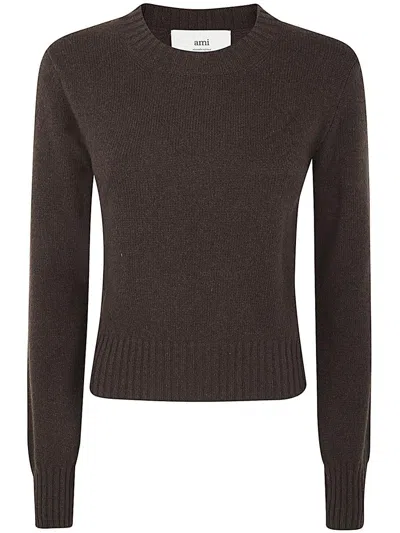 Ami Alexandre Mattiussi Ami Paris Slim Tonal Adc Sweater Clothing