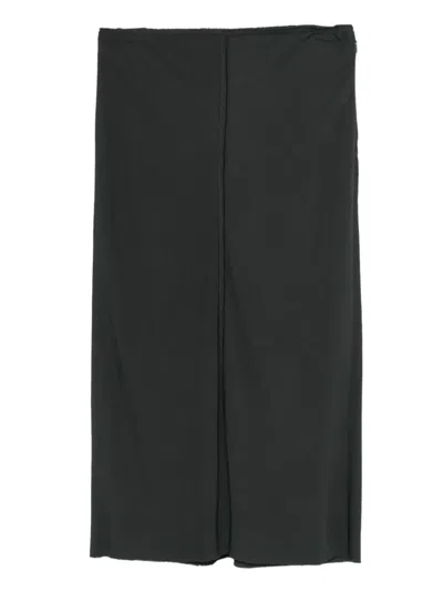 Ami Alexandre Mattiussi Ami Paris Slit Skirt In Multi