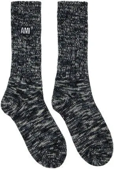 Ami Alexandre Mattiussi Ami Paris Socks Ami Patch Socks