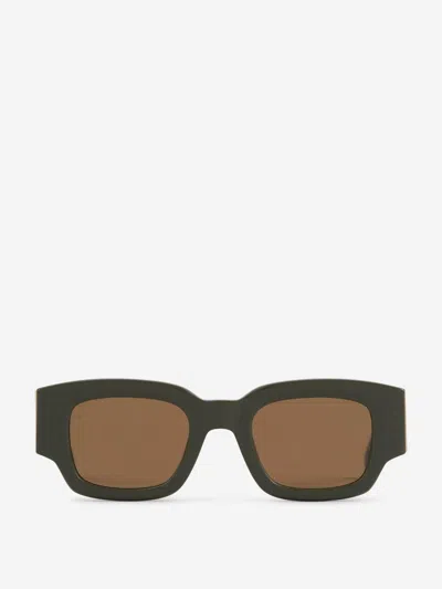 Ami Alexandre Mattiussi Ami Paris Square Sunglasses In Military Green