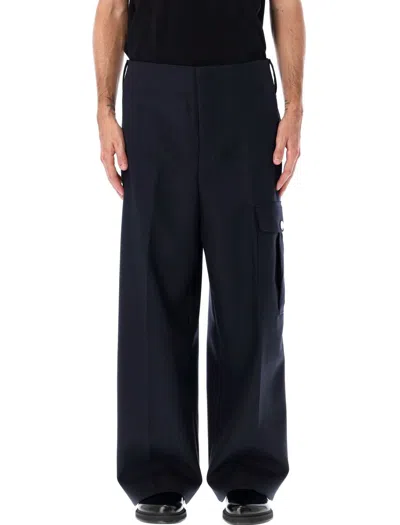 Ami Alexandre Mattiussi Ami Paris Cargo Trousers In Navy