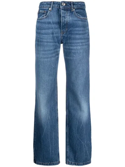 Ami Alexandre Mattiussi Ami Paris Straight-fit Denim Jeans In Blue