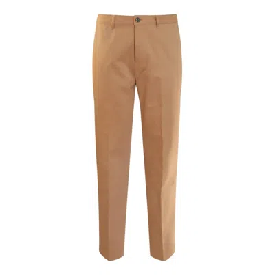 Ami Alexandre Mattiussi Beige Cotton Pants