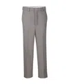 Ami Alexandre Mattiussi Ami Paris Straight-leg Pleat-detailed Trousers In Gray