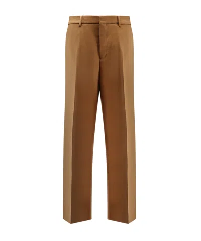 AMI ALEXANDRE MATTIUSSI AMI PARIS STRAIGHT-LEG PLEATED TAILORED TROUSERS