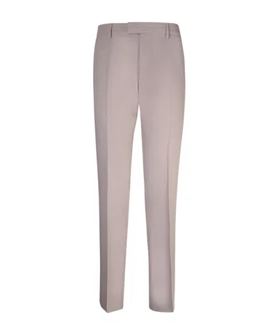 Ami Alexandre Mattiussi Ami Paris Straight-leg Tailored Cigarette Trousers In Beige