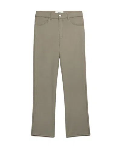Ami Alexandre Mattiussi Ami Paris Straight Leg Trousers In Gray