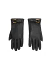 Ami Alexandre Mattiussi Ami Paris Strap Detail Gloves In Black