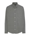 Ami Alexandre Mattiussi Ami Paris Striped Button-up Shirt In Gray