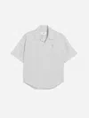 Ami Alexandre Mattiussi Ami Paris Striped Cotton Shirt In White