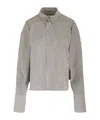 Ami Alexandre Mattiussi Ami Paris Striped Long-sleeved Shirt In Gray