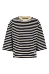 Ami Alexandre Mattiussi Ami Paris Women Striped T-shirt