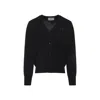 Ami Alexandre Mattiussi Ami Classic V-neck Cardigan With Button-down Front In Black