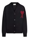 Ami Alexandre Mattiussi Men's Adc Wool-knit Cardigan In Blue