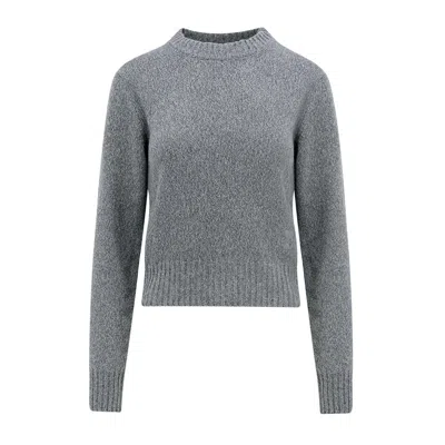 Ami Alexandre Mattiussi Ami Paris Sweater In Grey