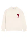 Ami Alexandre Mattiussi Adc Crewneck Sweater In White