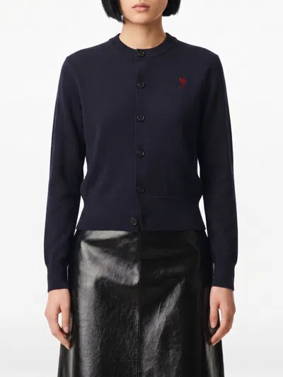 Ami Alexandre Mattiussi Ami Paris Sweater Woman Color Navy In Blue