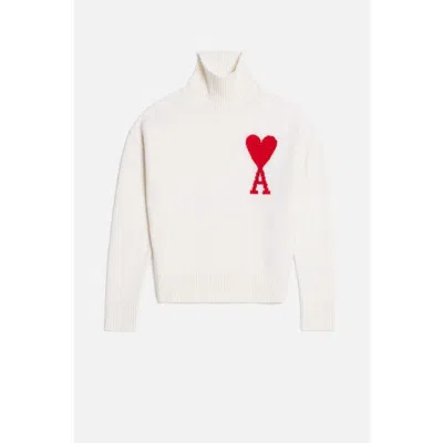 Ami Alexandre Mattiussi Ami Paris Sweaters In White