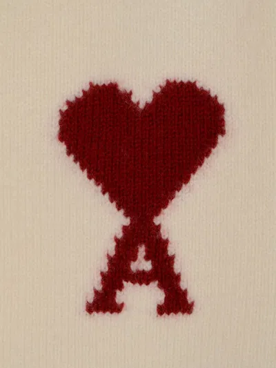 Ami Alexandre Mattiussi Ami Paris Sweaters In Neutral