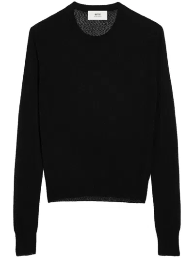 Ami Alexandre Mattiussi Ami Paris Sweaters In Black