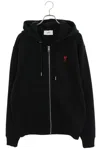 Ami Alexandre Mattiussi Ami Paris Sweatshirt With Logo Embroidery Unisex In Black