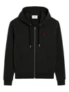 Ami Alexandre Mattiussi Ami Paris Sweatshirt With Logo Embroidery Unisex In Black