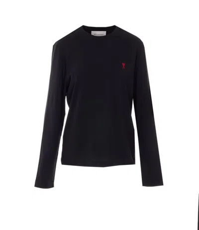 Ami Alexandre Mattiussi Ami Paris Sweaters In Black