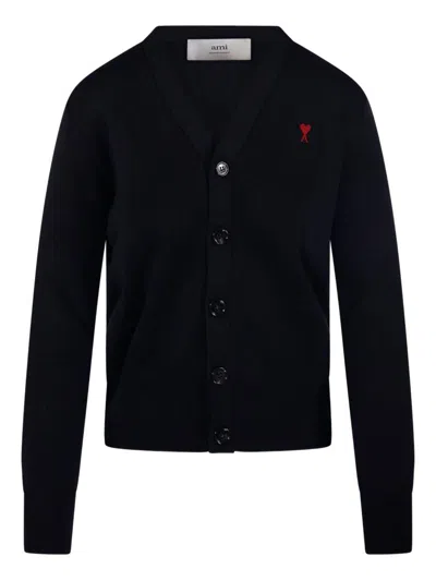 Ami Alexandre Mattiussi Ami Paris Sweaters Black In Blue