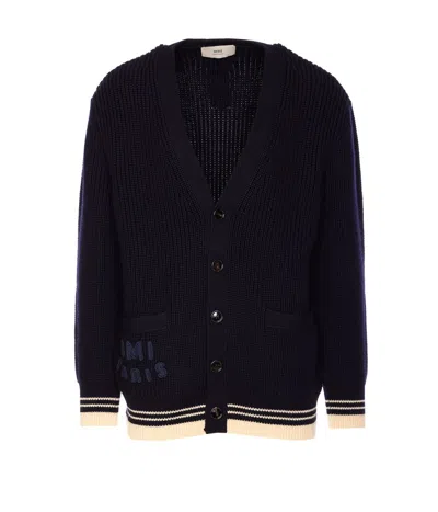 Ami Alexandre Mattiussi Ami Paris Sweaters In Blue