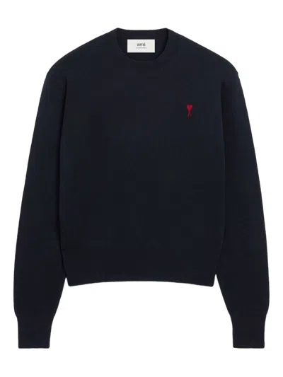 Ami Alexandre Mattiussi Ami Paris Sweaters In Blue