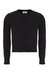 Ami Alexandre Mattiussi Ami Paris Crew-neck Cashmere Sweater In Blue