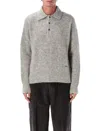 Ami Alexandre Mattiussi Ami Paris Sweaters In Gray