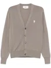 Shop Ami Alexandre Mattiussi Ami Paris Sweaters In Grey