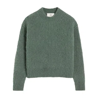 Ami Alexandre Mattiussi Ami Paris Sweaters In Grey